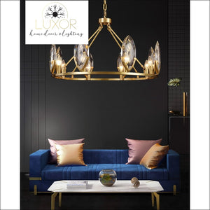 chandeliers Lisandra Lustre Crystal Chandelier - Luxor Home Decor & Lighting