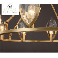 chandeliers Lisandra Lustre Crystal Chandelier - Luxor Home Decor & Lighting