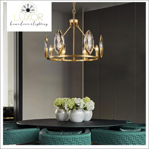 chandeliers Lisandra Lustre Crystal Chandelier - Luxor Home Decor & Lighting