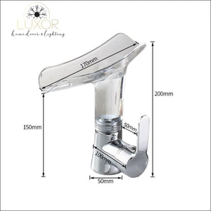 faucets Lisna Clear Faucet - Luxor Home Decor & Lighting