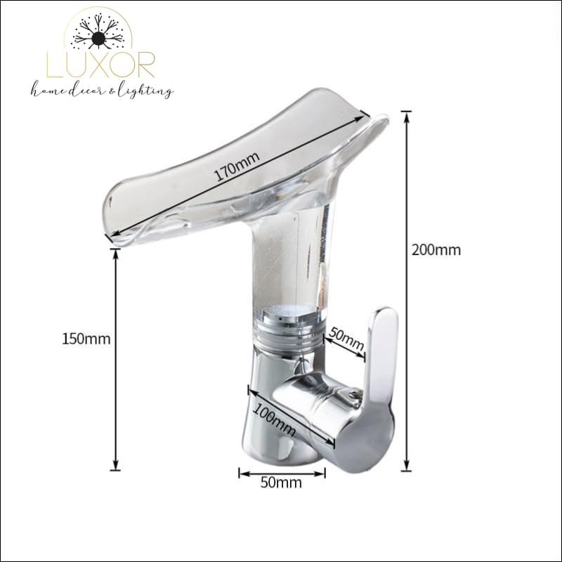 faucets Lisna Clear Faucet - Luxor Home Decor & Lighting