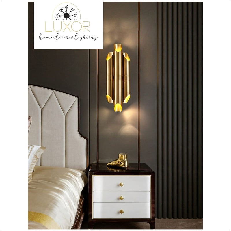 Listori Gold Wall Sconce - wall lighting