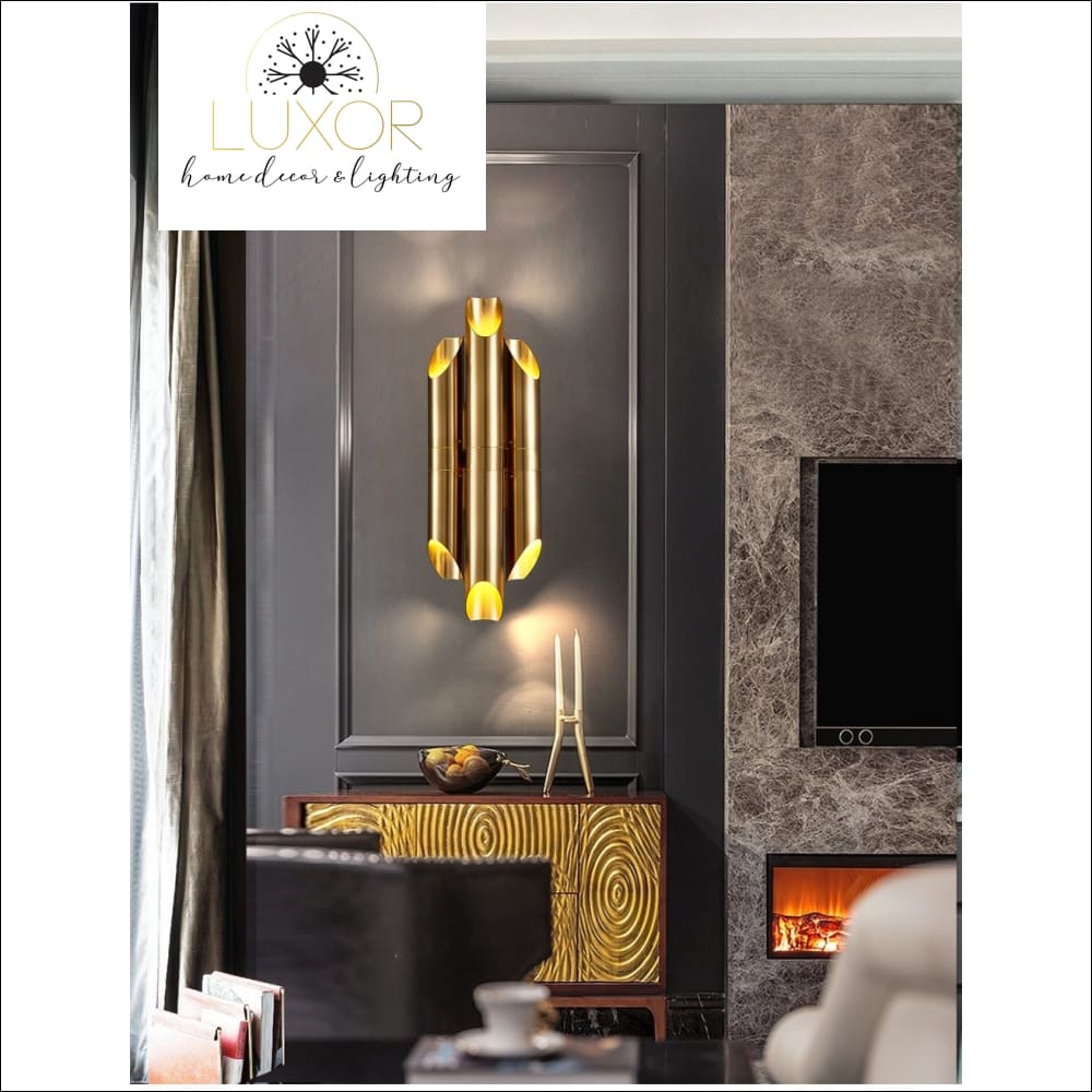 Listori Gold Wall Sconce - wall lighting