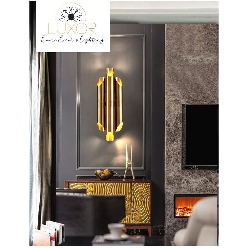 Listori Gold Wall Sconce - wall lighting
