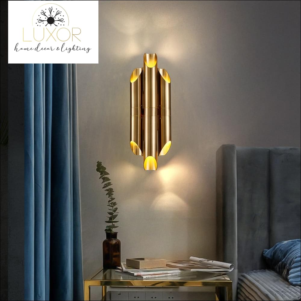 Listori Gold Wall Sconce - wall lighting