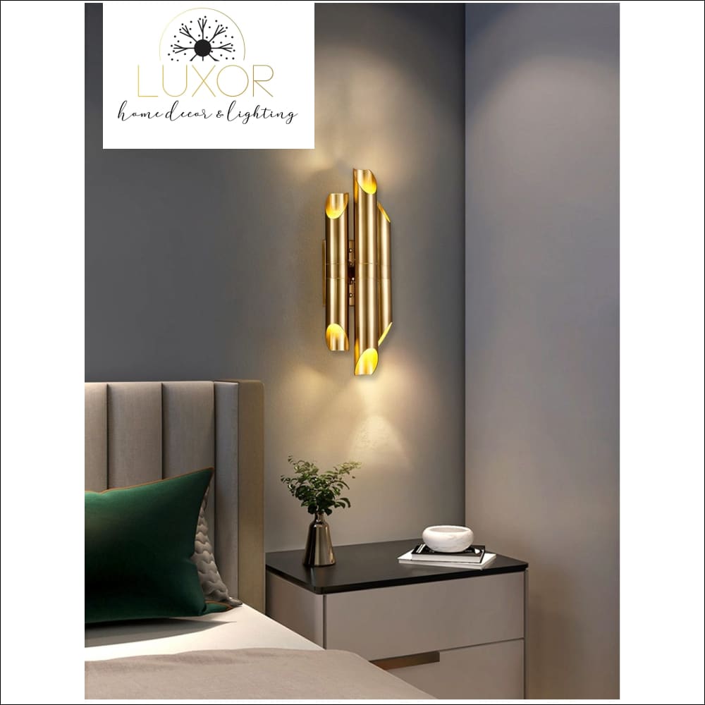 Listori Gold Wall Sconce - wall lighting