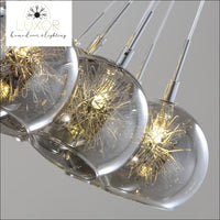 chandeliers Listris Smokey Gray Globe Chandelier - Luxor Home Decor & Lighting