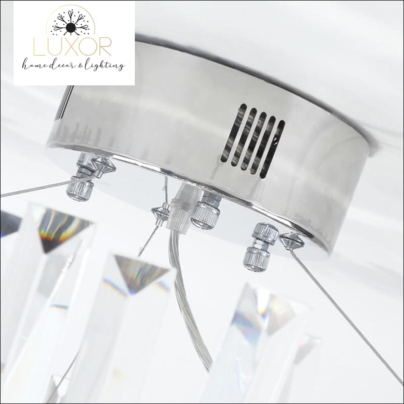 chandeliers Lixi Round Crystal Chandelier - Luxor Home Decor & Lighting
