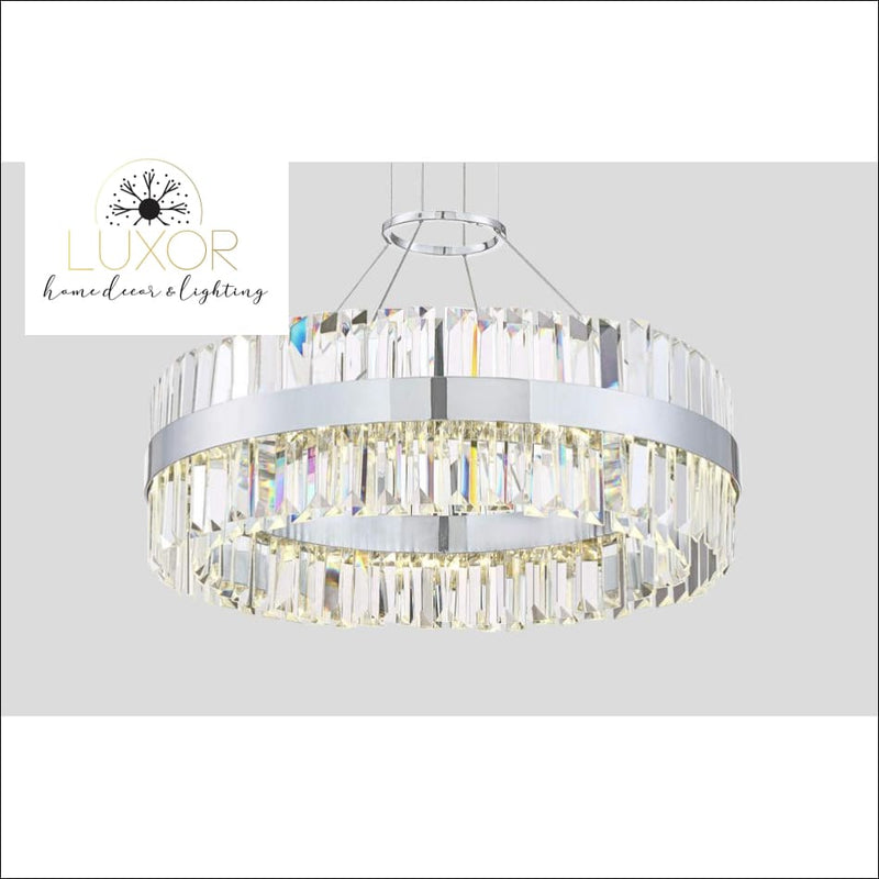 chandeliers Lixi Round Crystal Chandelier - Luxor Home Decor & Lighting