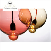 pendant lighting Lizandra Colorful Glass Pendant - Luxor Home Decor & Lighting