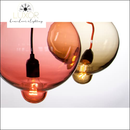 pendant lighting Lizandra Colorful Glass Pendant - Luxor Home Decor & Lighting