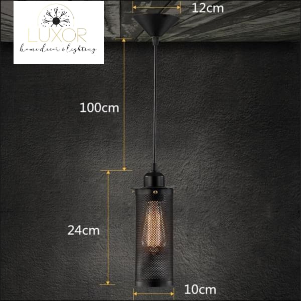 Pendant light Loft Style Vintage Industrial Pendant Light - Luxor Home Decor & Lighting