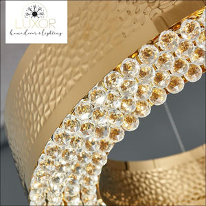 chandeliers Lombady Gold Crystal Chandelier - Luxor Home Decor & Lighting