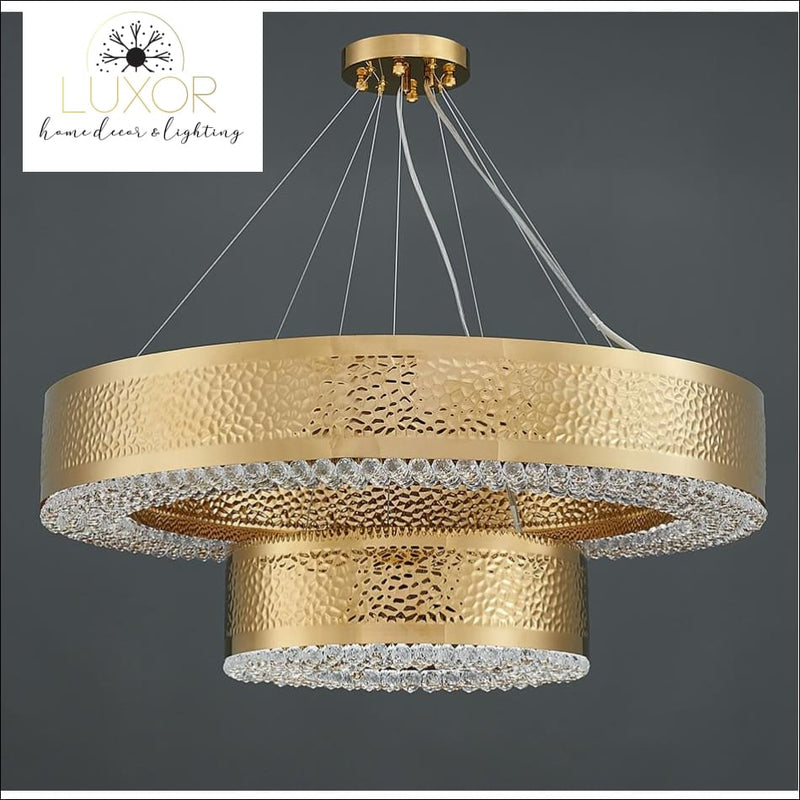 chandeliers Lombady Gold Crystal Chandelier - Luxor Home Decor & Lighting