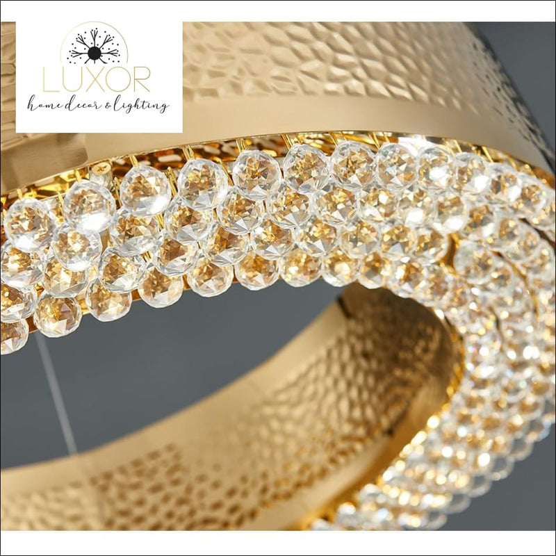 chandeliers Lombady Gold Crystal Chandelier - Luxor Home Decor & Lighting