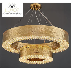 chandeliers Lombady Gold Crystal Chandelier - Luxor Home Decor & Lighting