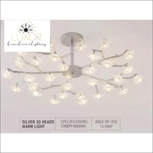 Chandeliers Lotus Crystal Chandelier - Luxor Home Decor & Lighting
