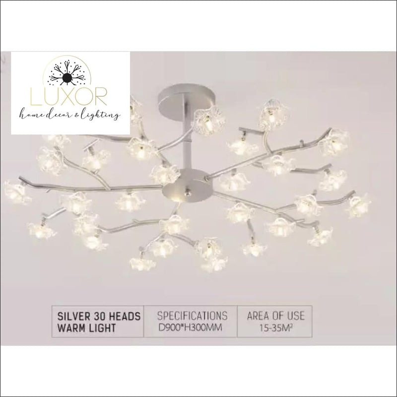 Chandeliers Lotus Crystal Chandelier - Luxor Home Decor & Lighting