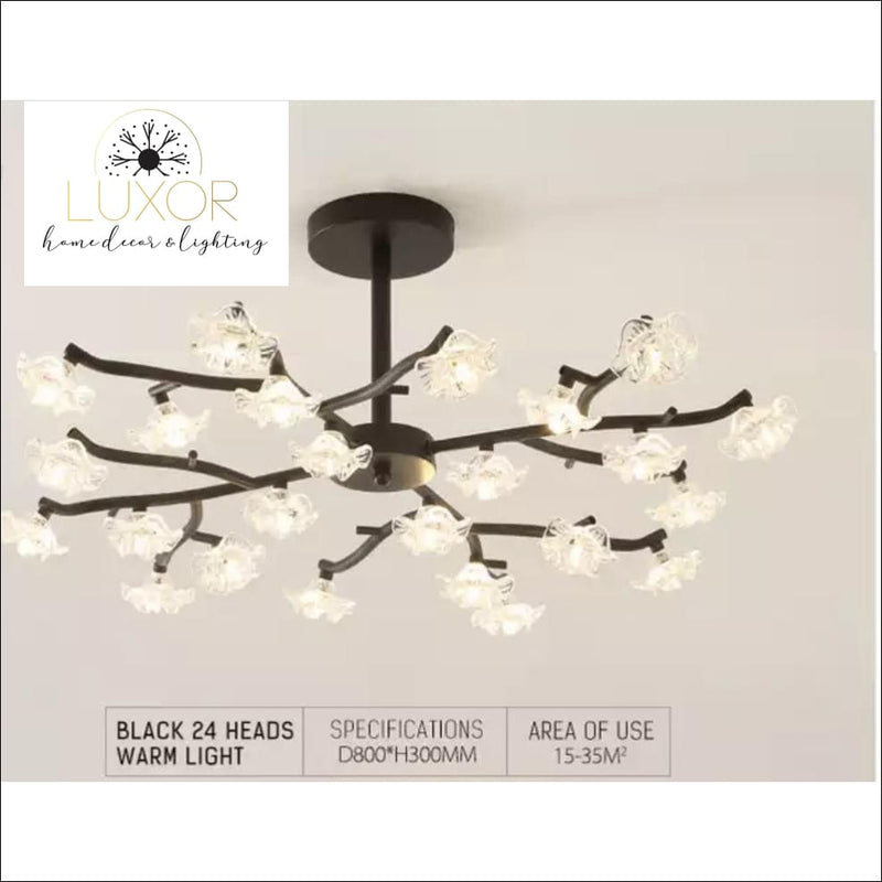 Chandeliers Lotus Crystal Chandelier - Luxor Home Decor & Lighting