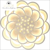 ceiling lights Lotus Glam Crystal Ceiling Light - Luxor Home Decor & Lighting
