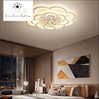 Lotus Glam Crystal Ceiling Light - ceiling lights