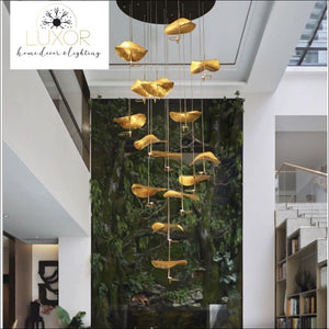 chandeliers Lotus Leaf Chandelier - Luxor Home Decor & Lighting