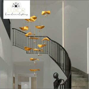 chandeliers Lotus Leaf Chandelier - Luxor Home Decor & Lighting