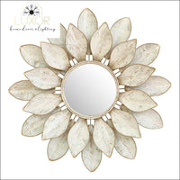 wall decor Lotus Mirror Metal Wall Decor - Luxor Home Decor & Lighting