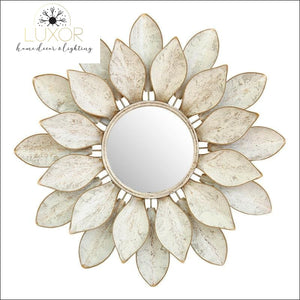 wall decor Lotus Mirror Metal Wall Decor - Luxor Home Decor & Lighting