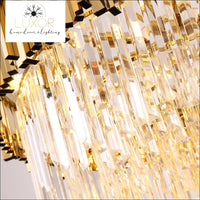 chandeliers Loxo Gold Crystal Chandelier - Luxor Home Decor & Lighting