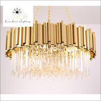 chandeliers Loxo Gold Crystal Chandelier - Luxor Home Decor & Lighting