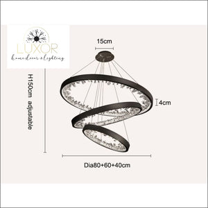 Lucile Modern Chandelier - chandeliers