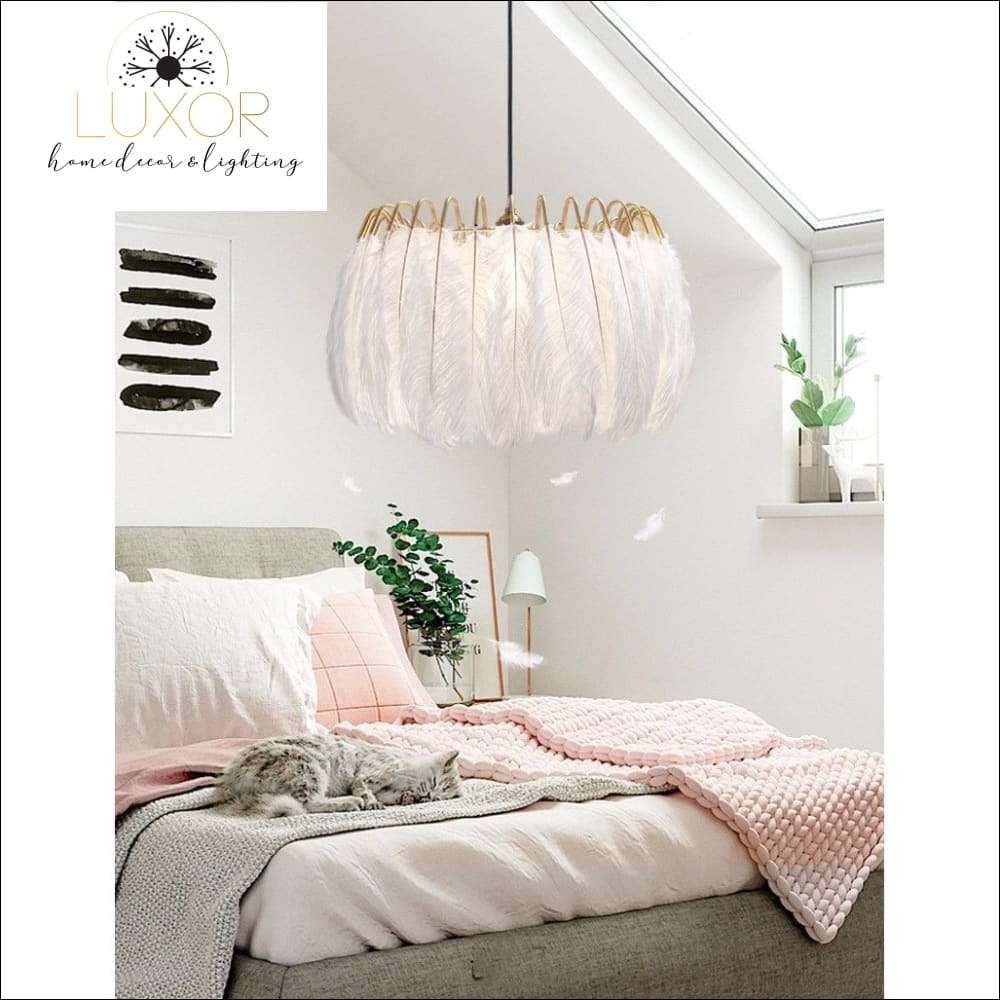 pendant lighting Lucky Feather Pendant Light - Luxor Home Decor & Lighting