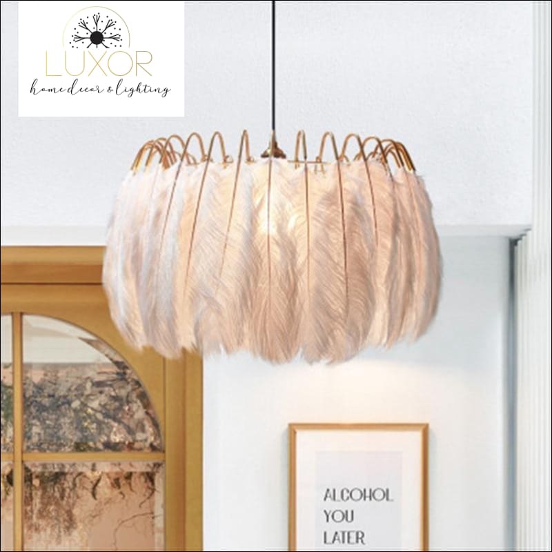 pendant lighting Lucky Feather Pendant Light - Luxor Home Decor & Lighting