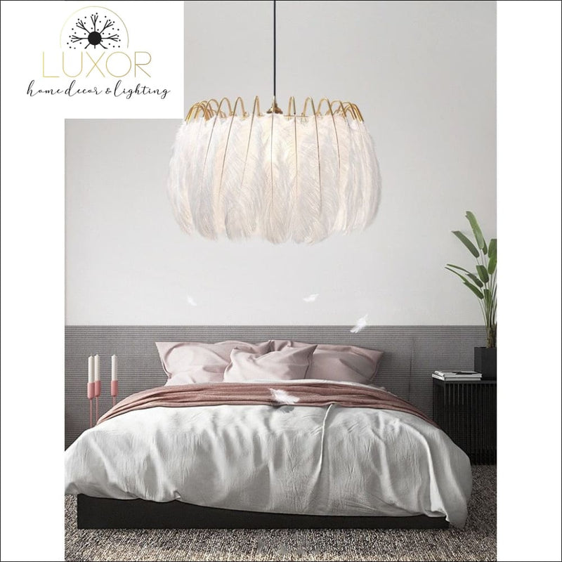 pendant lighting Lucky Feather Pendant Light - Luxor Home Decor & Lighting
