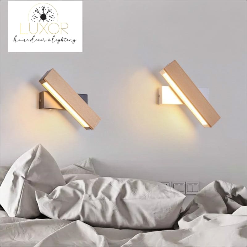 wall lighting Luigi Modern LED Solid Wood Wall Sconce - Luxor Home Decor & Lighting