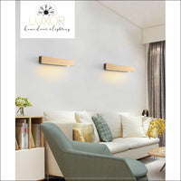 wall lighting Luigi Modern LED Solid Wood Wall Sconce - Luxor Home Decor & Lighting