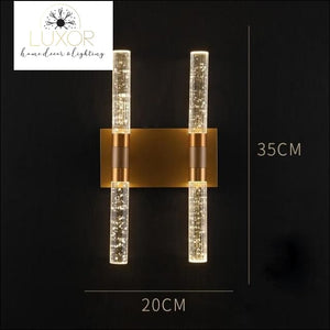 wall lighting Lumanari Bubble Wall Light - Luxor Home Decor & Lighting