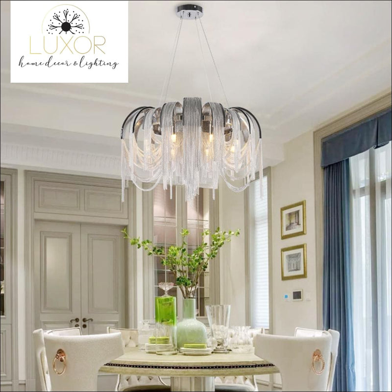 chandeliers Lumi Lux Chain Chandelier - Luxor Home Decor & Lighting