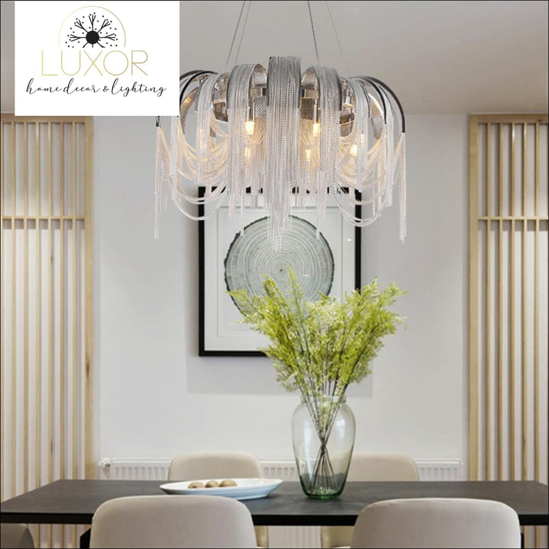 chandeliers Lumi Lux Chain Chandelier - Luxor Home Decor & Lighting