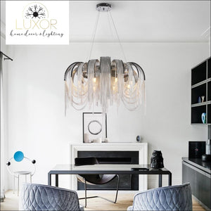 chandeliers Lumi Lux Chain Chandelier - Luxor Home Decor & Lighting