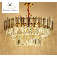 chandeliers Lumi Smokey Crystal Chandelier - Luxor Home Decor & Lighting