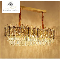 chandeliers Lumi Smokey Crystal Chandelier - Luxor Home Decor & Lighting