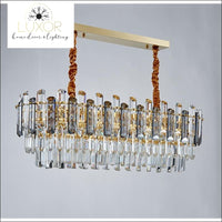chandeliers Lumi Smokey Crystal Chandelier - Luxor Home Decor & Lighting