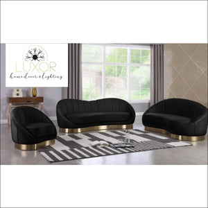 Luna Curve Accent Chair - chair