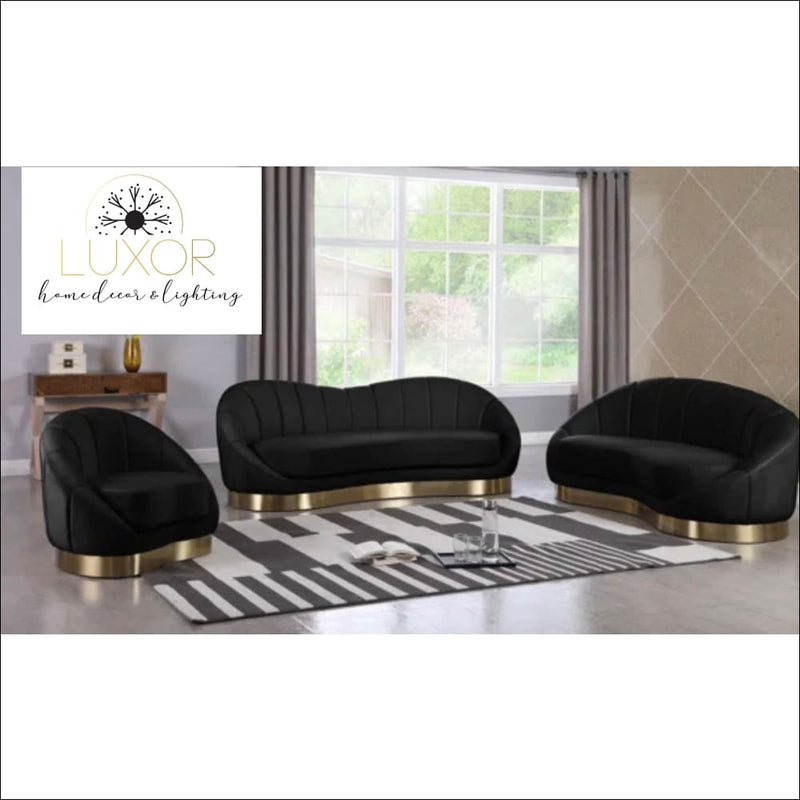 Luna Curve Accent Chair - chair