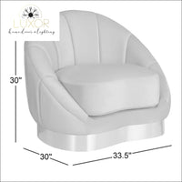 Luna Curve Accent Chair - chair