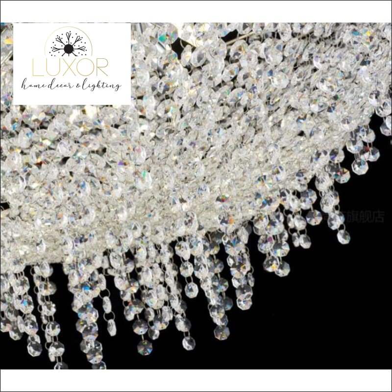 Lunar Crystal Chandelie - chandeliers