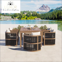 Lunaris Modern 7 Piece Lake Patio Set - Outdoor Seating