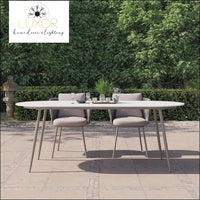 Bucari Modern 7 Piece Outdoor Dining Set - Outdoor Seating